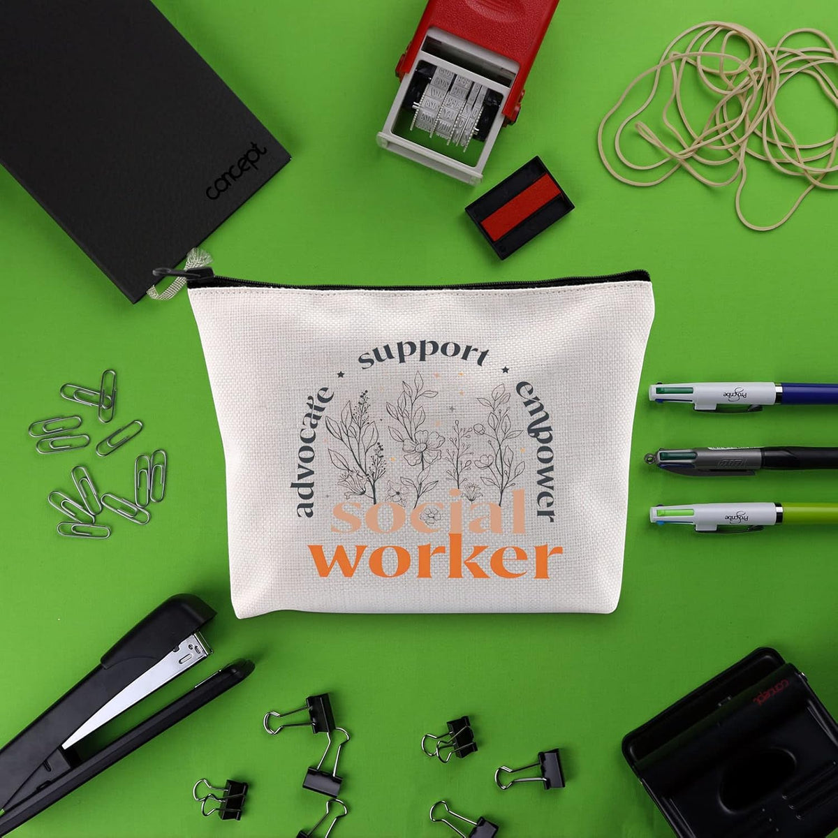 Social Worker Makeup Bag Social Worker Gift Social Work MSW LSW Gift for Social Worker Social Worker Appreciation Gift(Social Worker)