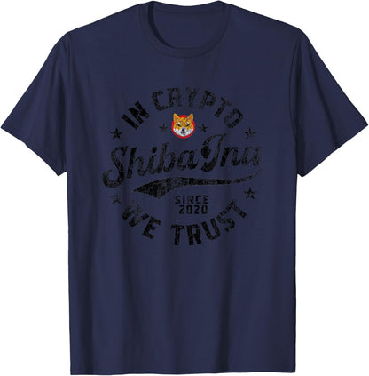 Shiba Inu Coin in Crypto We Trust Token Crypto T-Shirt